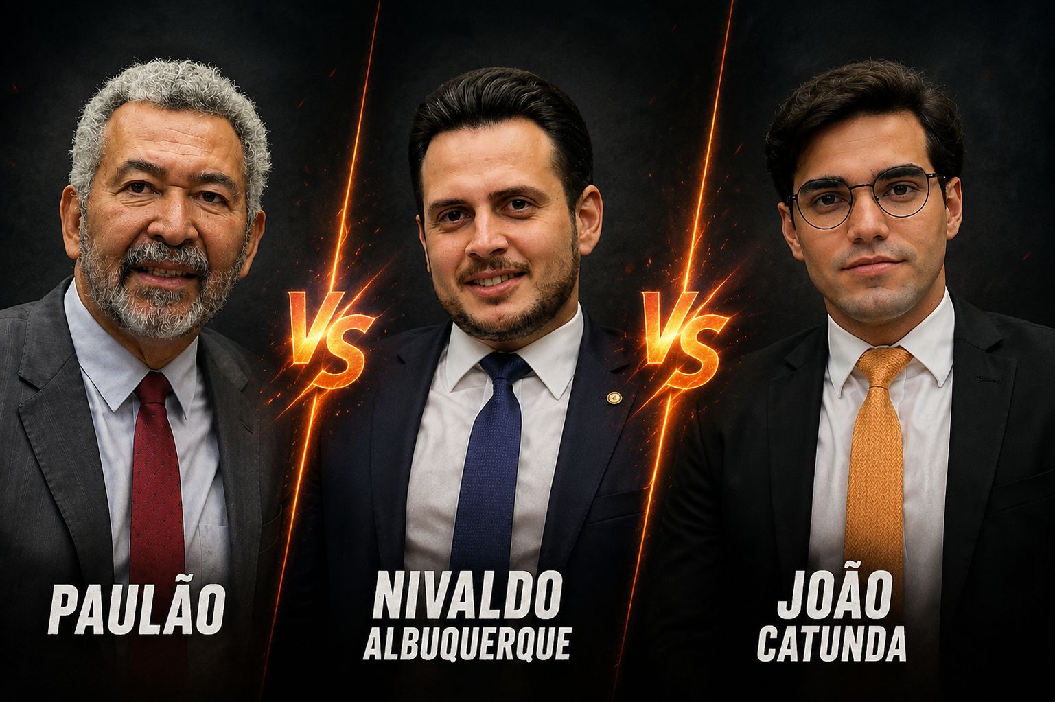 Paulão, Nivaldo Albuquerque e João Catunda